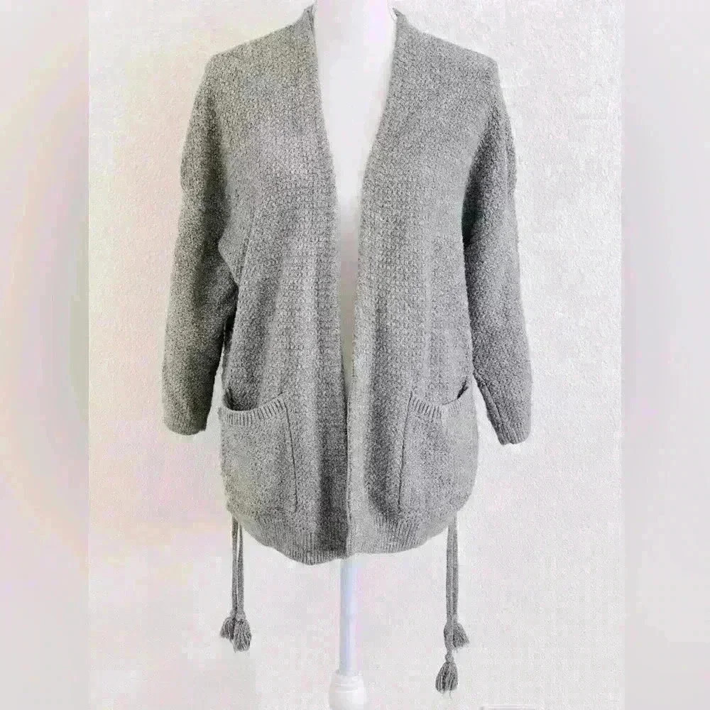 Madewell Side Lace -up Cardigan Size Medium - Picture 2 of 9